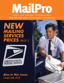 NEW  MAILING SERVICES