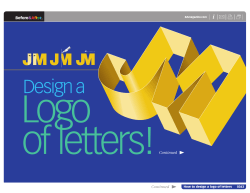 Logo of letters! Design a U