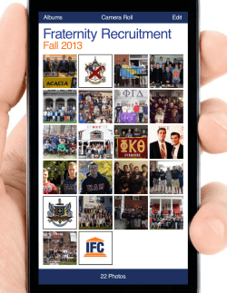 Fraternity Recruitment Fall 2013 Albums Camera Roll