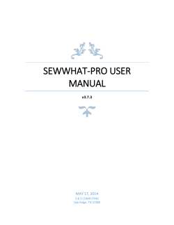 SEWWHAT-PRO USER MANUAL v3.7.3