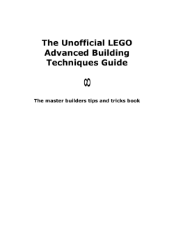 The Unofficial LEGO Advanced Building Techniques Guide 8