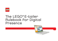 The LEGO E-tailer Rulebook for Digital Presence