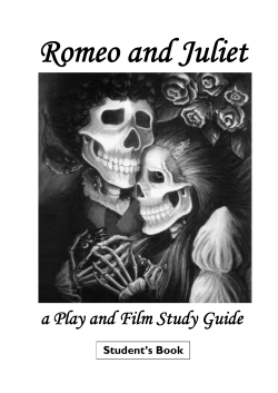 Romeo and Juliet  a Play and Film Study Guide