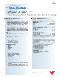 Wood Armour ™ W2-01