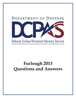 Furlough 2013 Questions and Answers