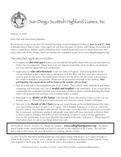 San Diego Scottish Highland Games, Inc.