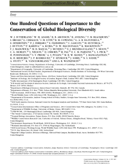 One Hundred Questions of Importance to the Essay