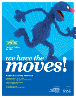 moves ! we have the Physical Activity Resource