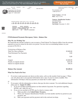 Received an Audit Notice?