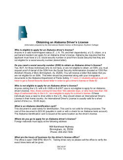 river’s License Obtaining an Alabama D