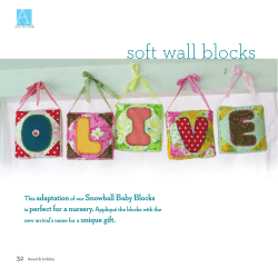 A soft wall blocks adaptation Snowball Baby Blocks