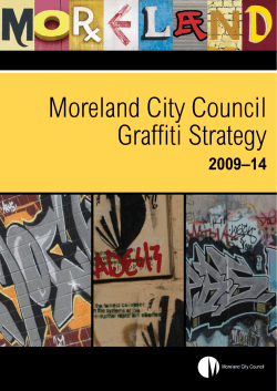 Moreland City Council Graffiti Strategy 2009–14