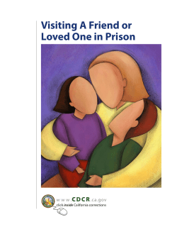 Visiting A Friend or Loved One in Prison