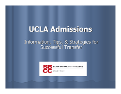 UCLA Admissions Information, Tips, &amp; Strategies for Successful Transfer