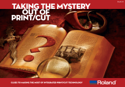 OUT OF PRINT/CUT CLUES TO MAKING THE MOST OF INTEGRATED PRINT/CUT TECHNOLOGY $14.95