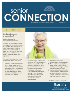 CONNECTION senior Health tip Need good reasons