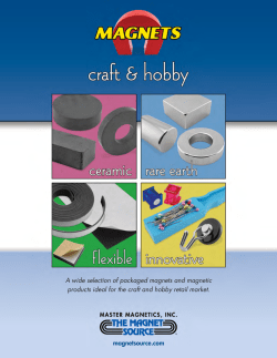 A wide selection of packaged magnets and magnetic