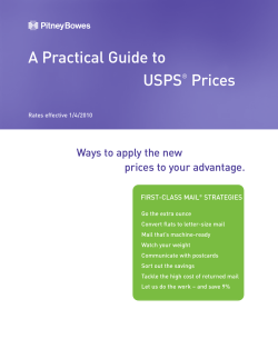 A Practical Guide to USPS Prices Ways to apply the new