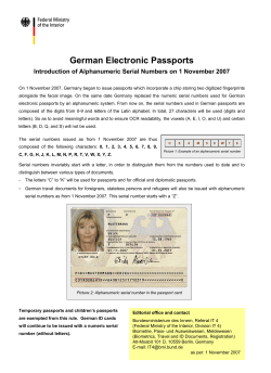 German Electronic Passports