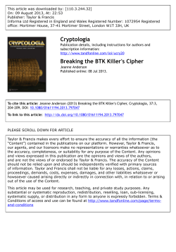 This article was downloaded by: [110.3.244.32] Publisher: Taylor &amp; Francis