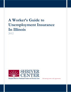 A Worker’s Guide to Unemployment Insurance In Illinois