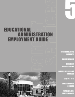 5 EDUCATIONAL ADMINISTRATION EMPLOYMENT GUIDE