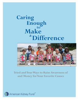 Make Difference Caring Enough
