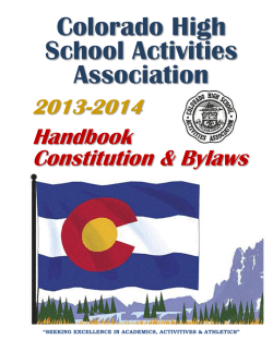Colorado High School Activities Association