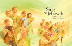 Sing Jehovah to LY R I C S O N LY