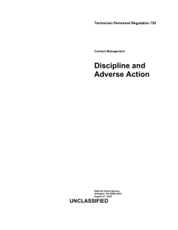 Discipline and Adverse Action