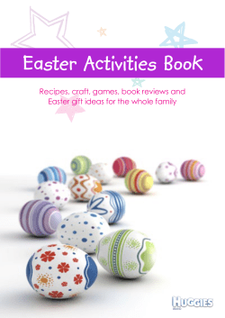 Easter Activities Book Recipes, craft, games, book reviews and page 1