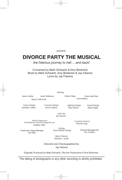 DIVORCE PARTY THE MUSICAL