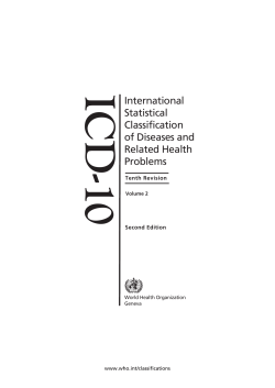 ICD-1 0 International Statistical