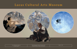1 Lucas Cultural Arts Museum March 1, 2013 Concept Proposal