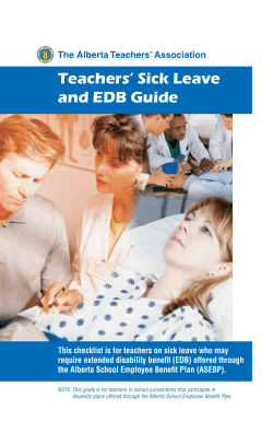 Teachers’ Sick Leave and EDB Guide