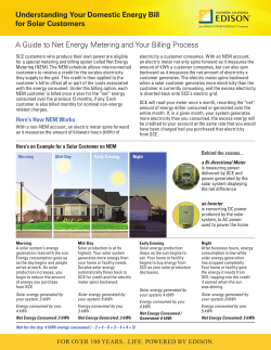 A Guide to Net Energy Metering and Your Billing Process