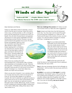 Winds of the Spirit July 2010