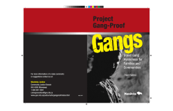 Project Gang-Proof Street Gang Awareness for