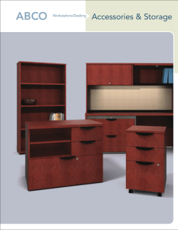 ABCO Accessories &amp; Storage Workstations/Desking