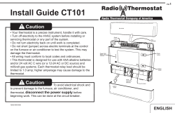 Install Guide CT101 Caution
