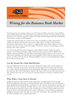 Writing for the Romance Book Market