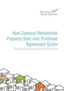 New Zealand Residential Property Sale and Purchase Agreement Guide