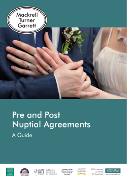 Pre and Post Nuptial Agreements A Guide 4500 Lawyers