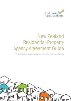 New Zealand Residential Property Agency Agreement Guide