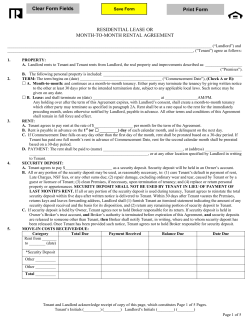 Iowa Association of REALTORS®  RESIDENTIAL LEASE OR MONTH-TO-MONTH RENTAL AGREEMENT