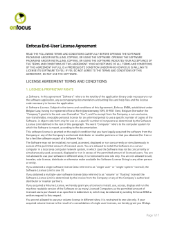 Enfocus End-User License Agreement