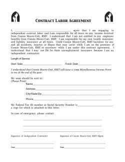 Contract Labor Agreement