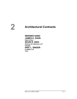 2  Architectural Contracts