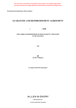 This pro forma is provided for information only and does... Any party entering into a legal agreement should obtain comprehensive...