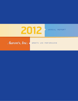 Annual Report Growth and Performance